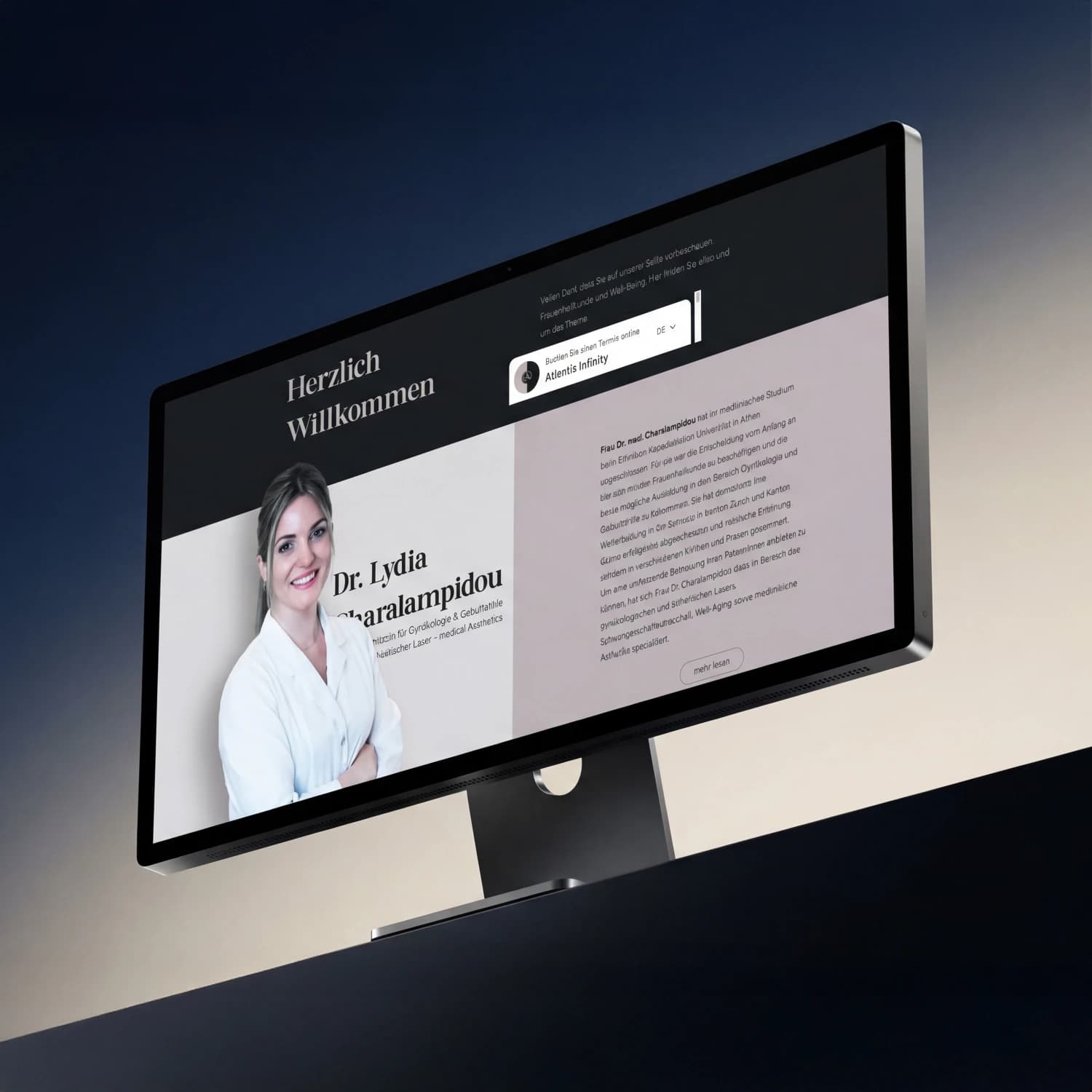 Atlantis Infinity – Webdesign Ansicht 2