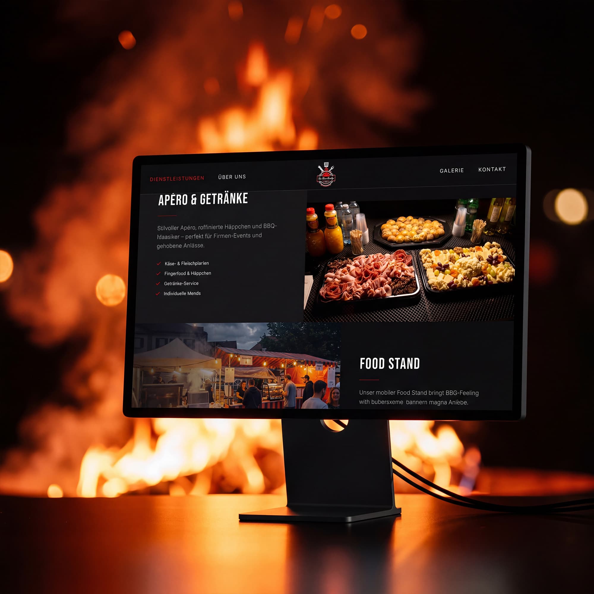 Webdesign-Projekt BBQ-Buddys von Vlix