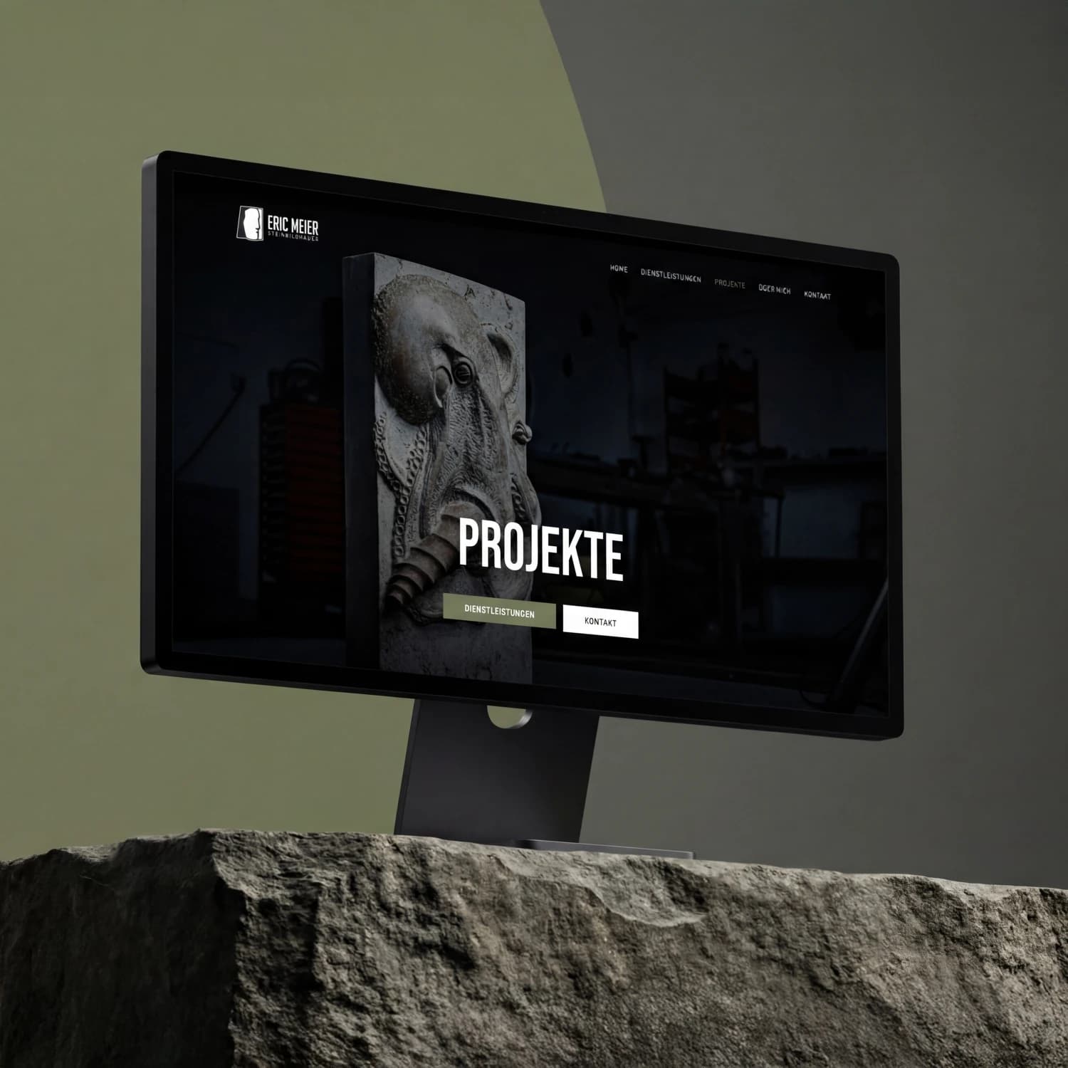 Eric Meier - Steinbildhauer – Webdesign Ansicht 2