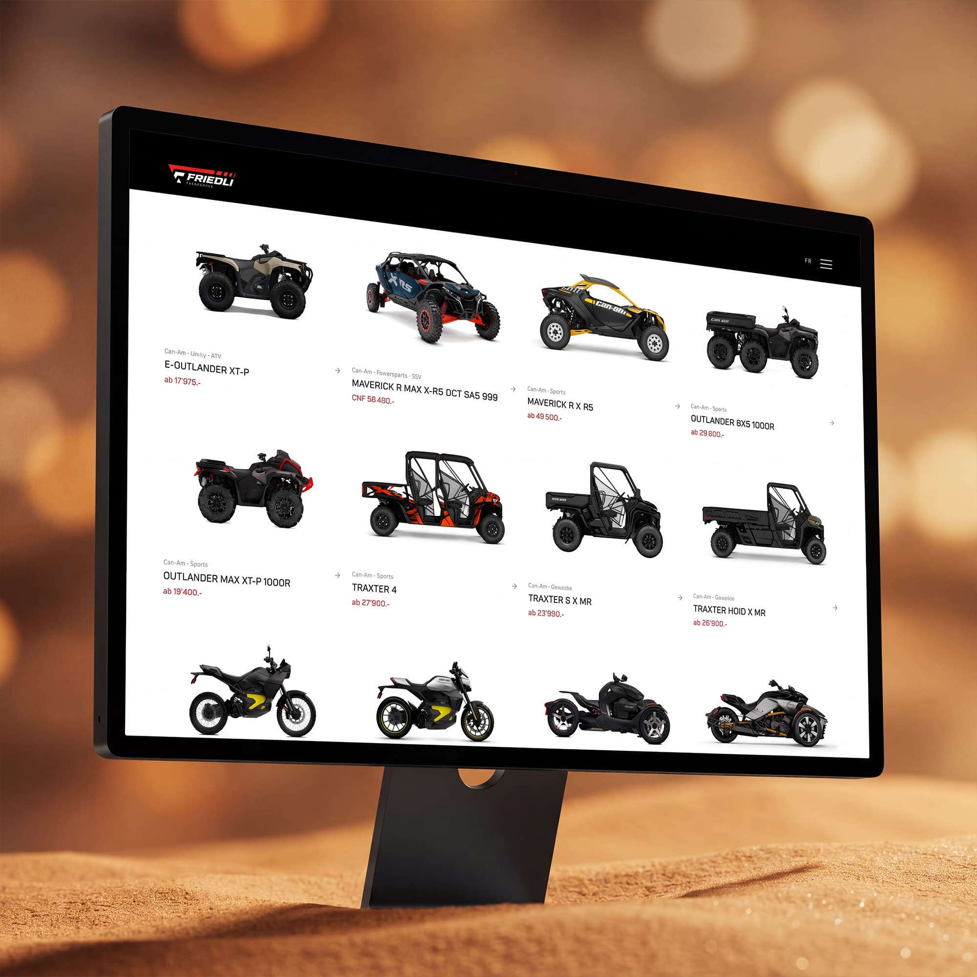 Friedli Fahrzeuge – Webdesign Ansicht 3