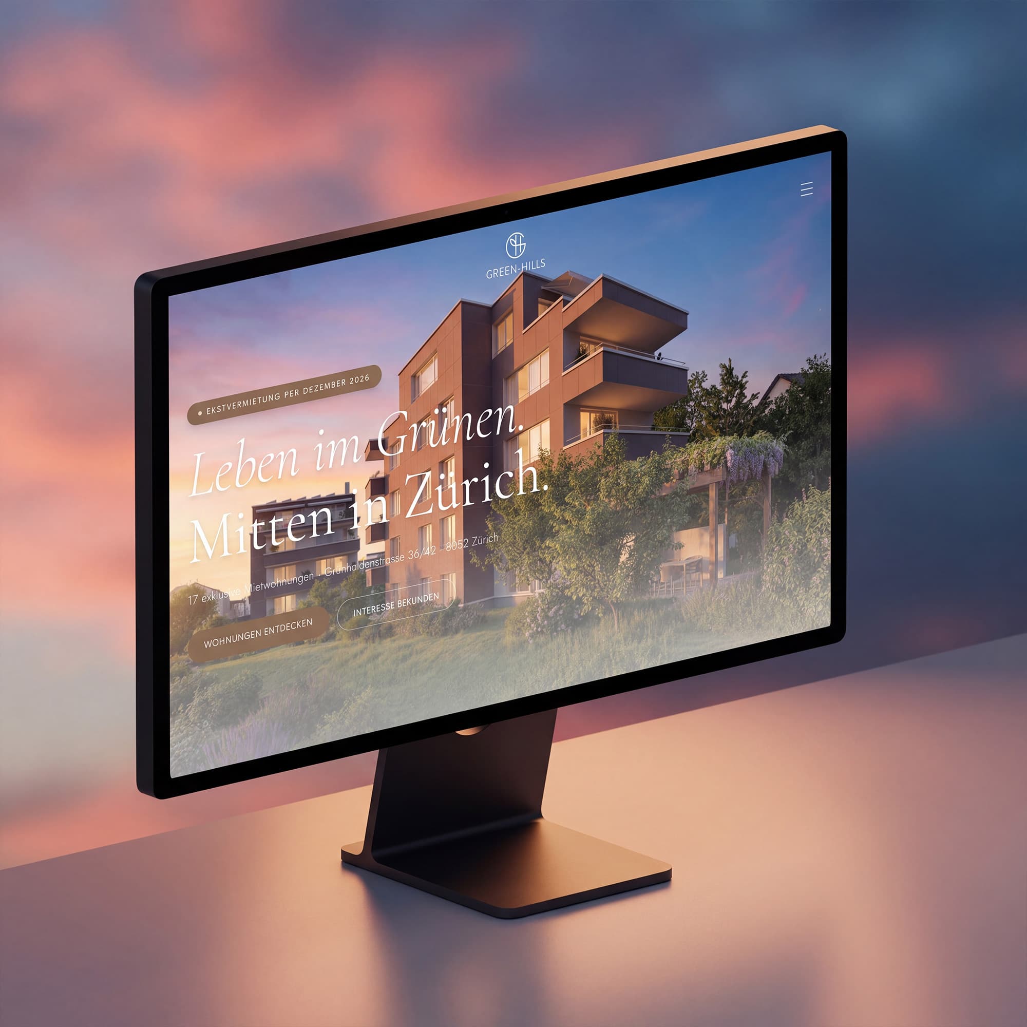 Webdesign-Projekt Greenhills von Vlix