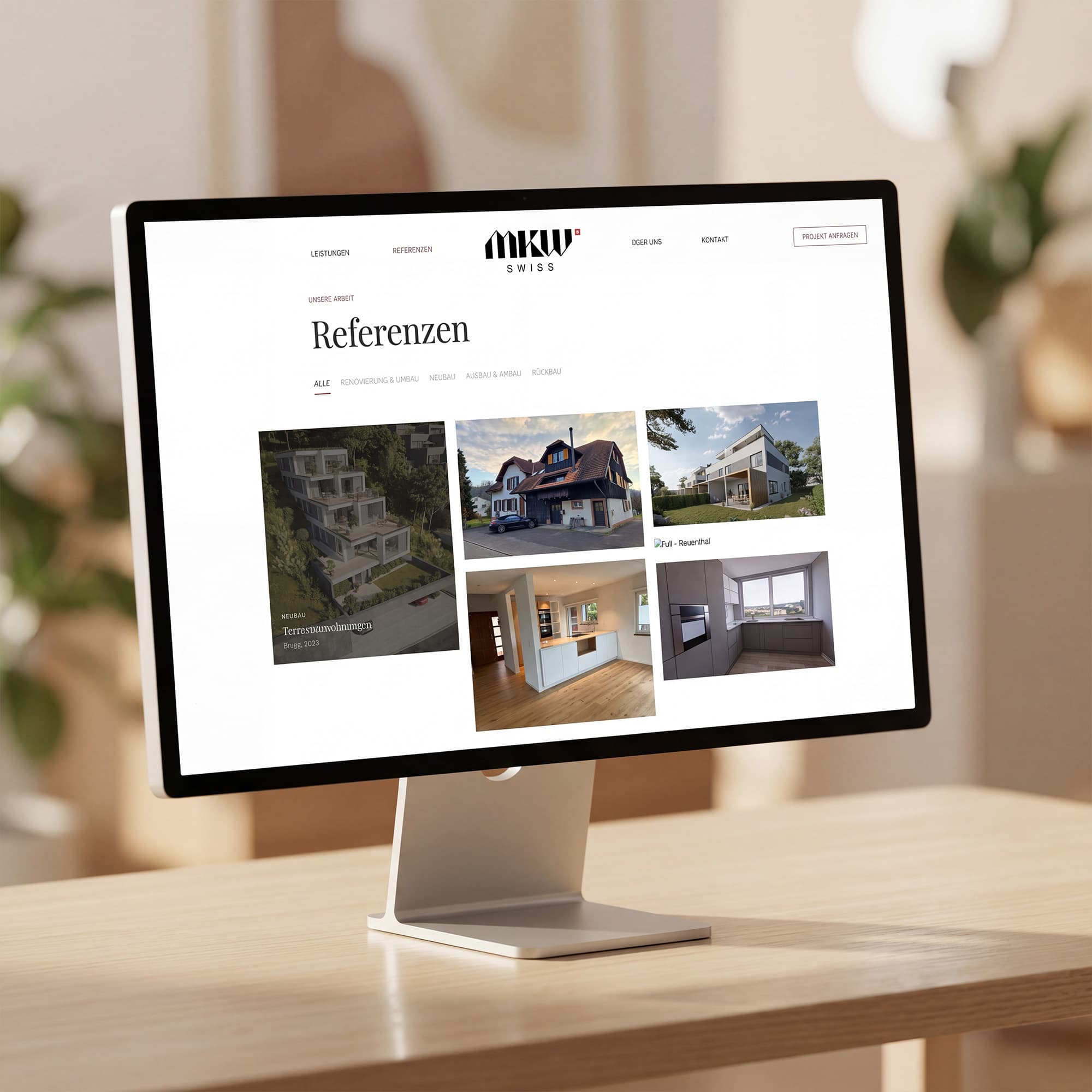 MKW Swiss AG – Webdesign Ansicht 4