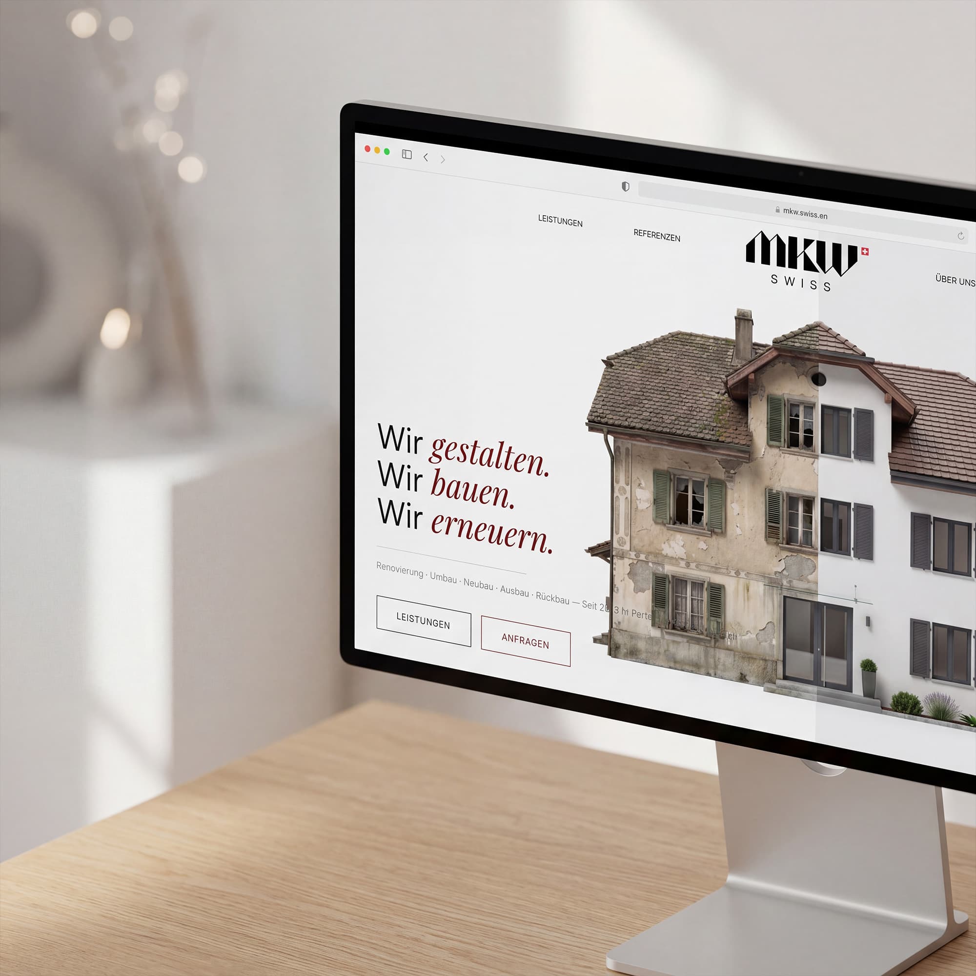 Webdesign-Projekt MKW Swiss AG von Vlix