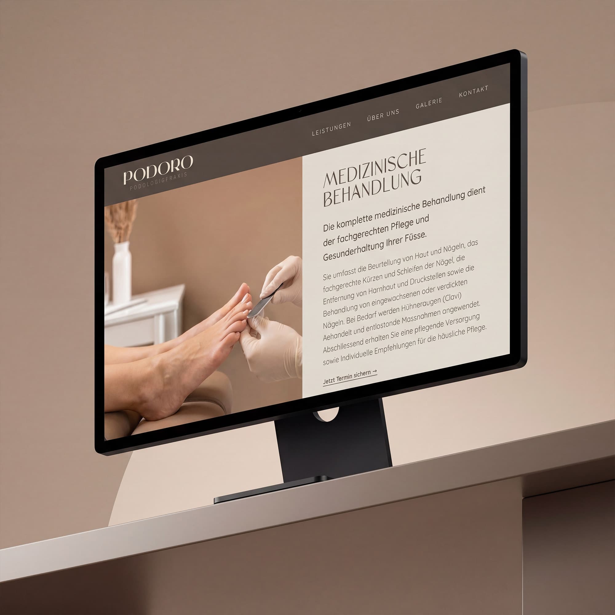 Podoro GmbH – Webdesign Ansicht 2