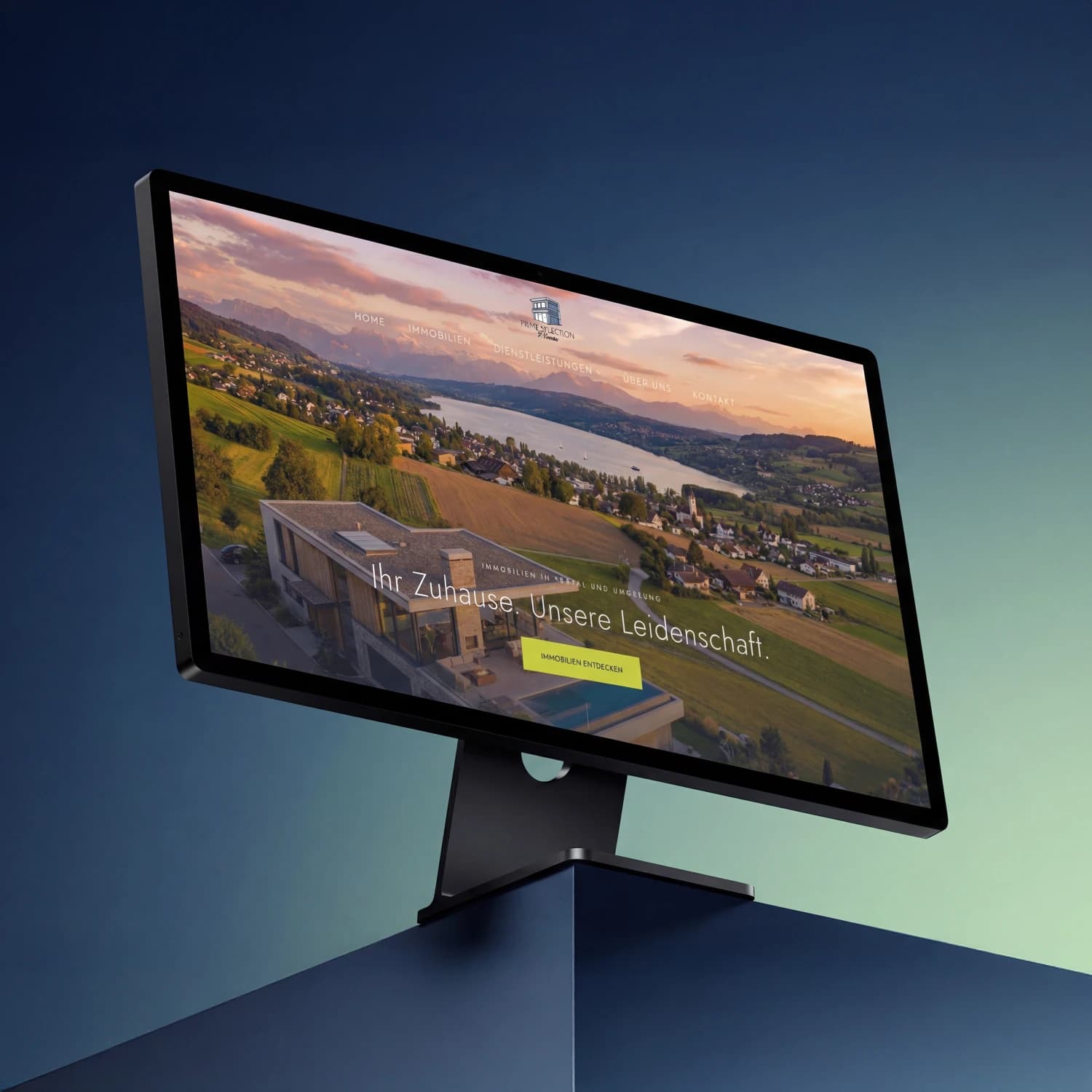 Primeselection – Webdesign Ansicht 1