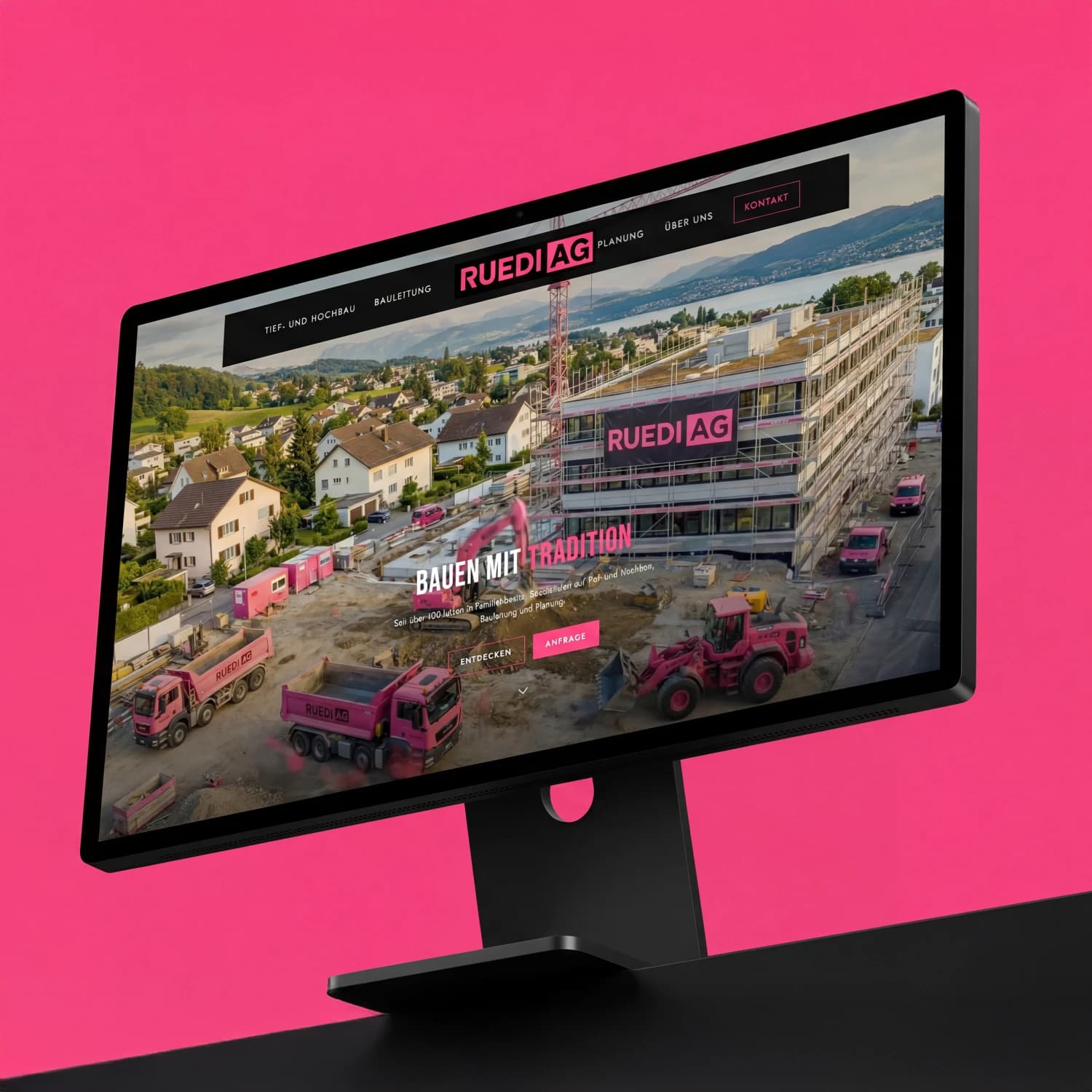 Ruedi AG – Webdesign Ansicht 1