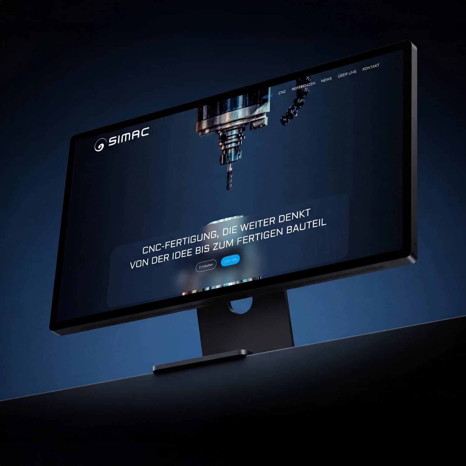 Simac AG – Webdesign Ansicht 2