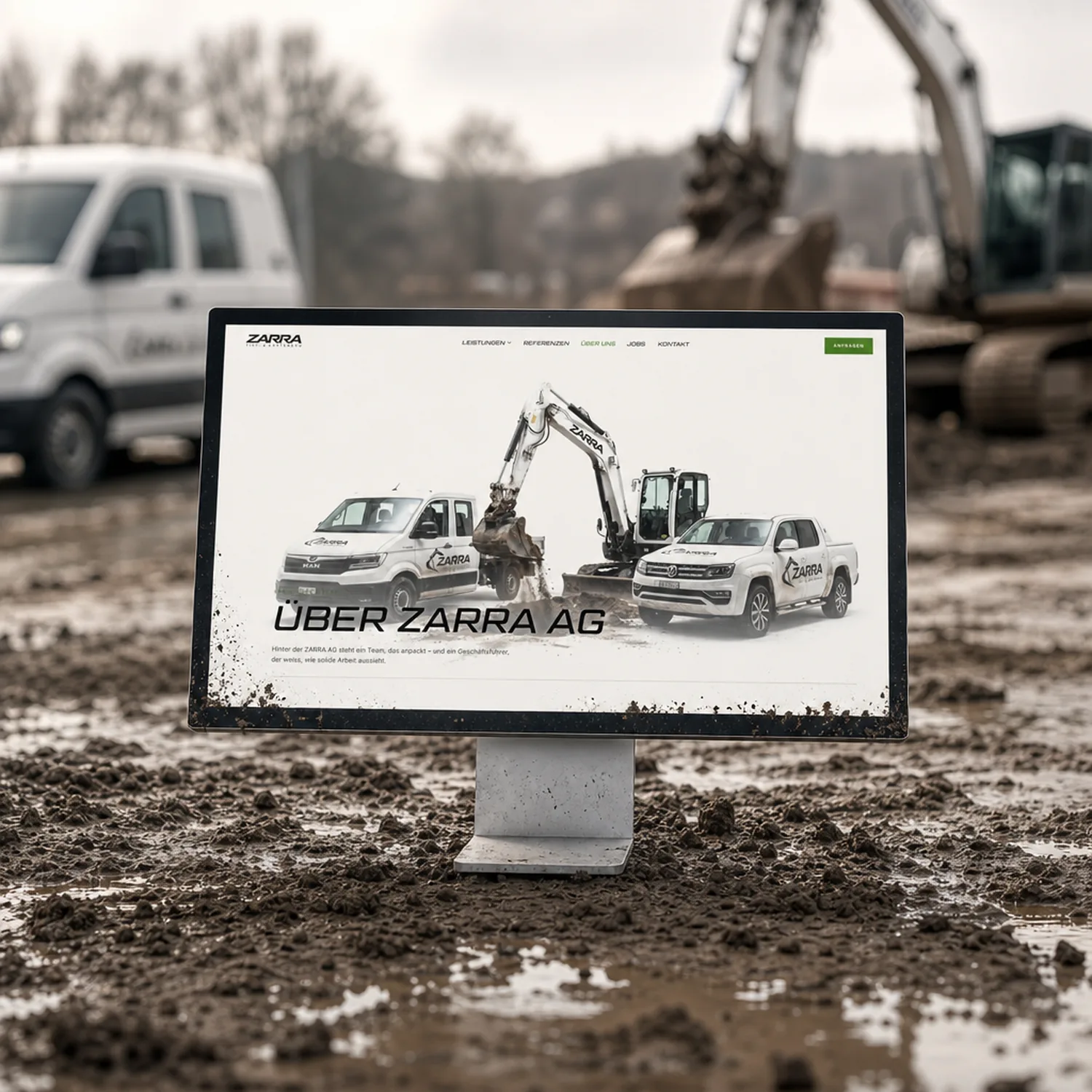 Zarra AG – Webdesign Ansicht 2