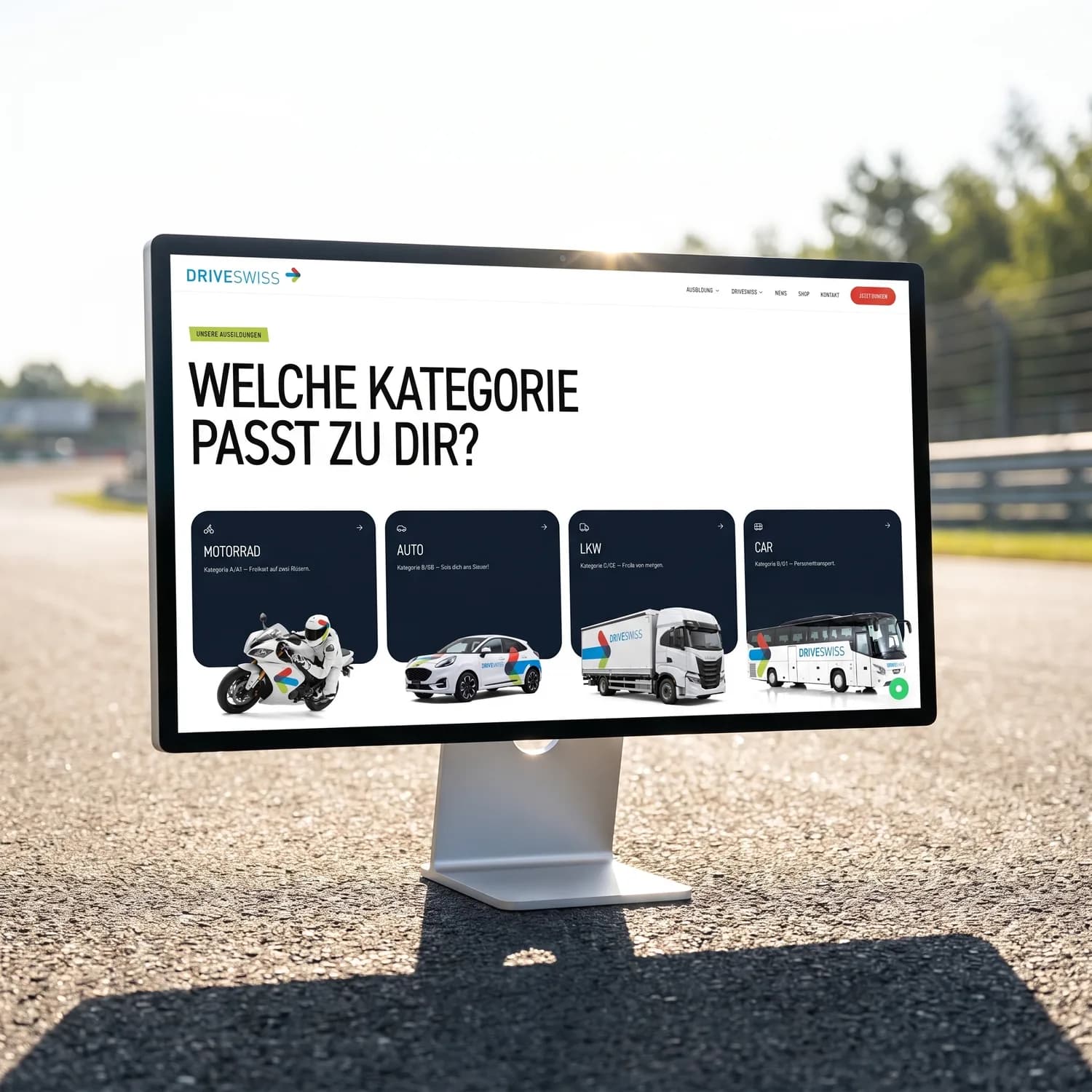Driveswiss AG – Webdesign Detailansicht 1